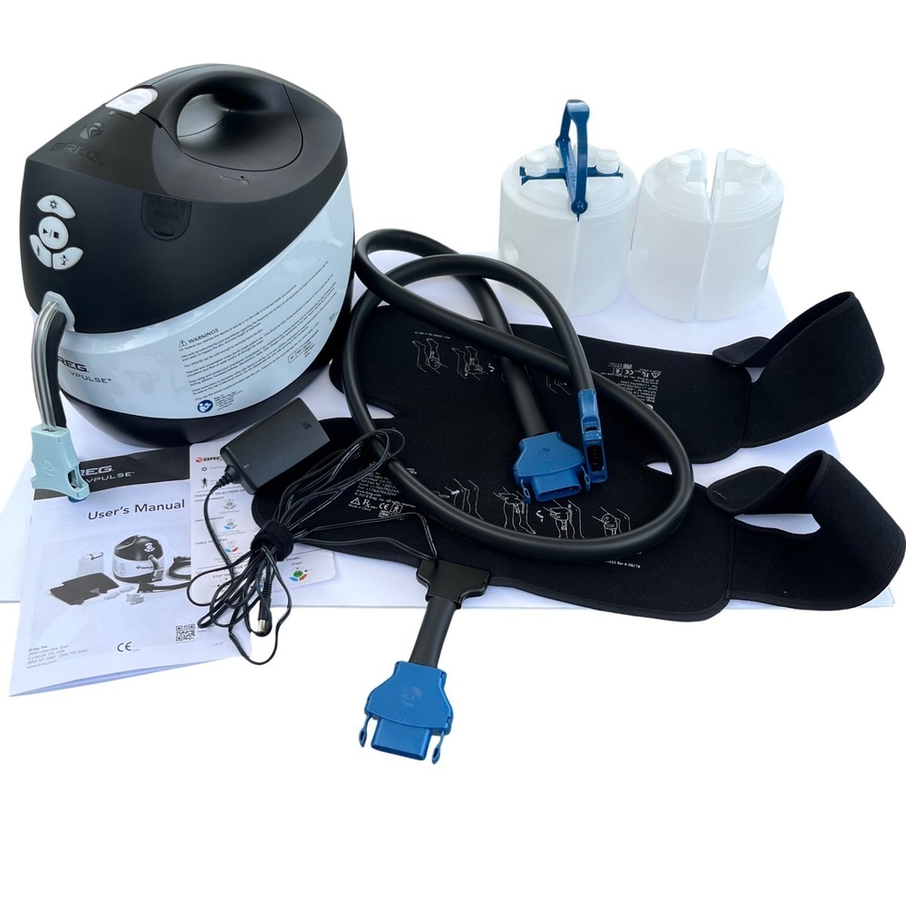 Breg VPULSE Cold Therapy and Compression System with Wrap and Ice Bottles